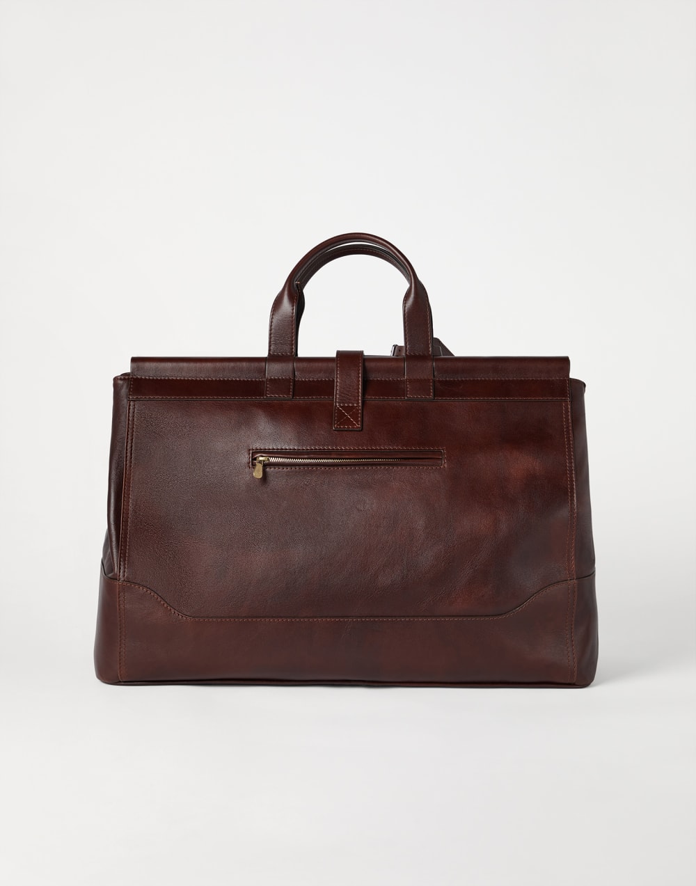 Leather bag Burgundy Man - Brunello Cucinelli