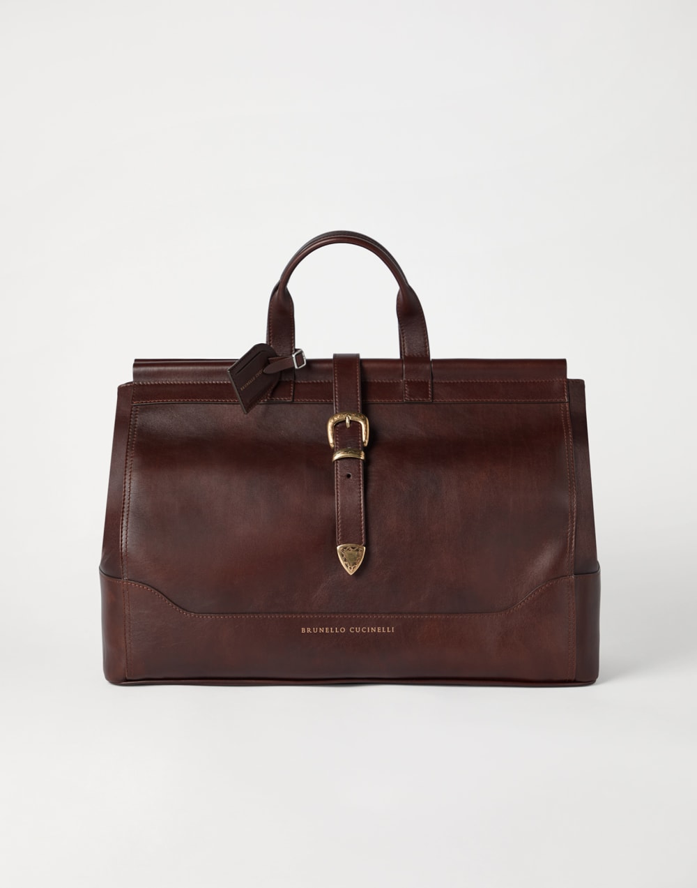 Leather bag Burgundy Man - Brunello Cucinelli