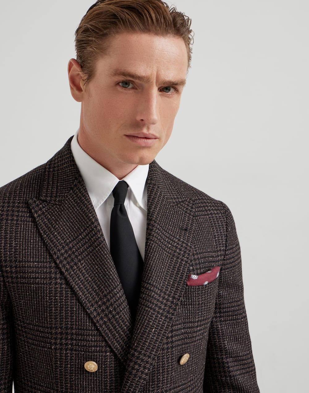 Corbata de lana Negro Hombre - Brunello Cucinelli