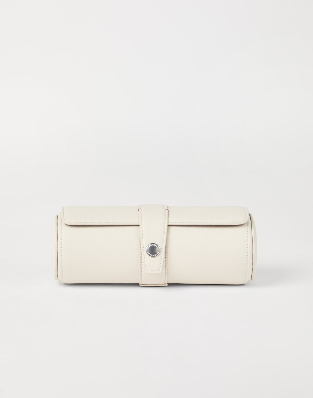 Calfskin watch case Ivory Man - Brunello Cucinelli