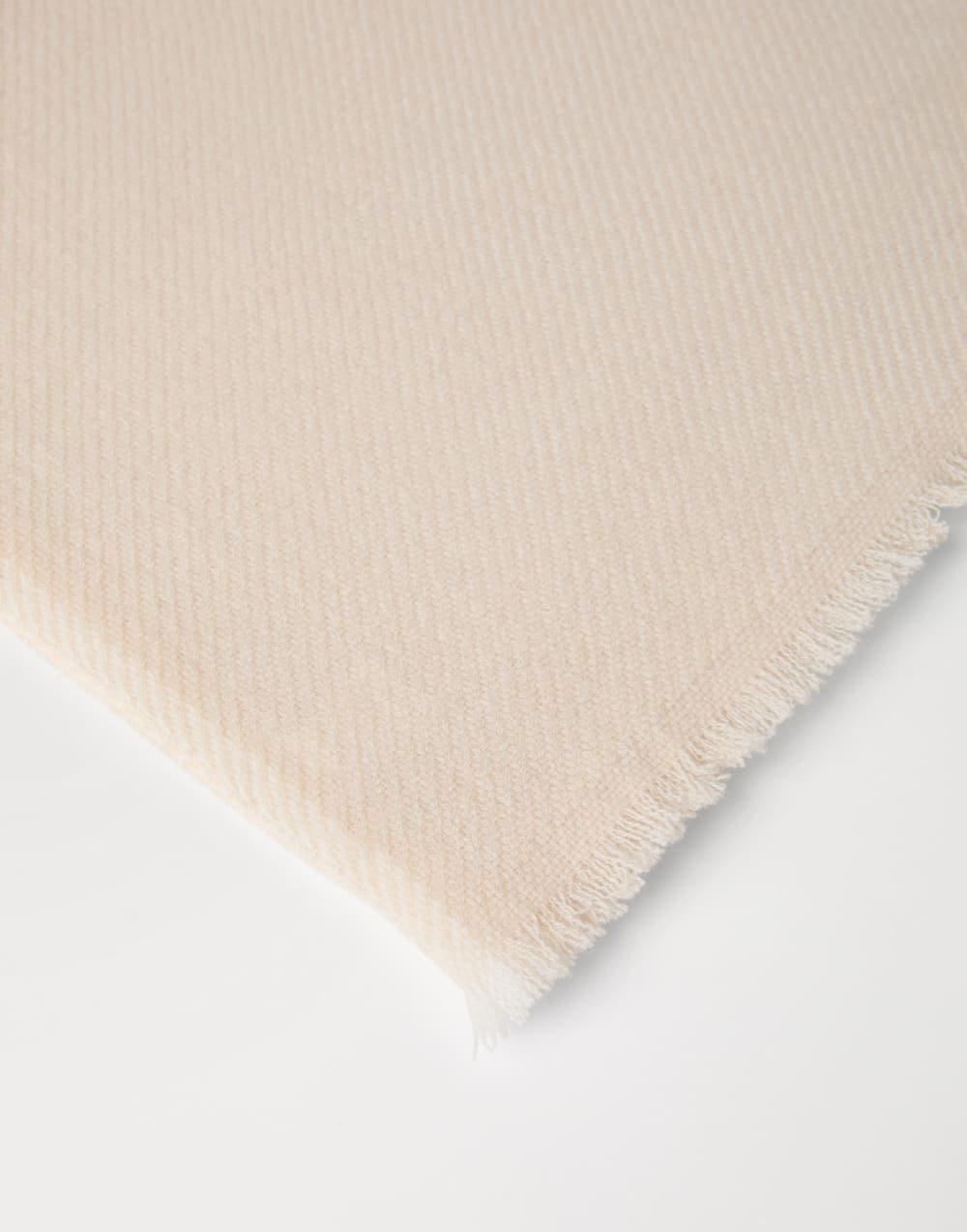 羊绒围巾 浅米色 男款 - Brunello Cucinelli