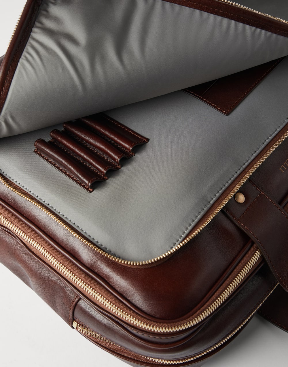 Briefcase Burgundy Man - Brunello Cucinelli