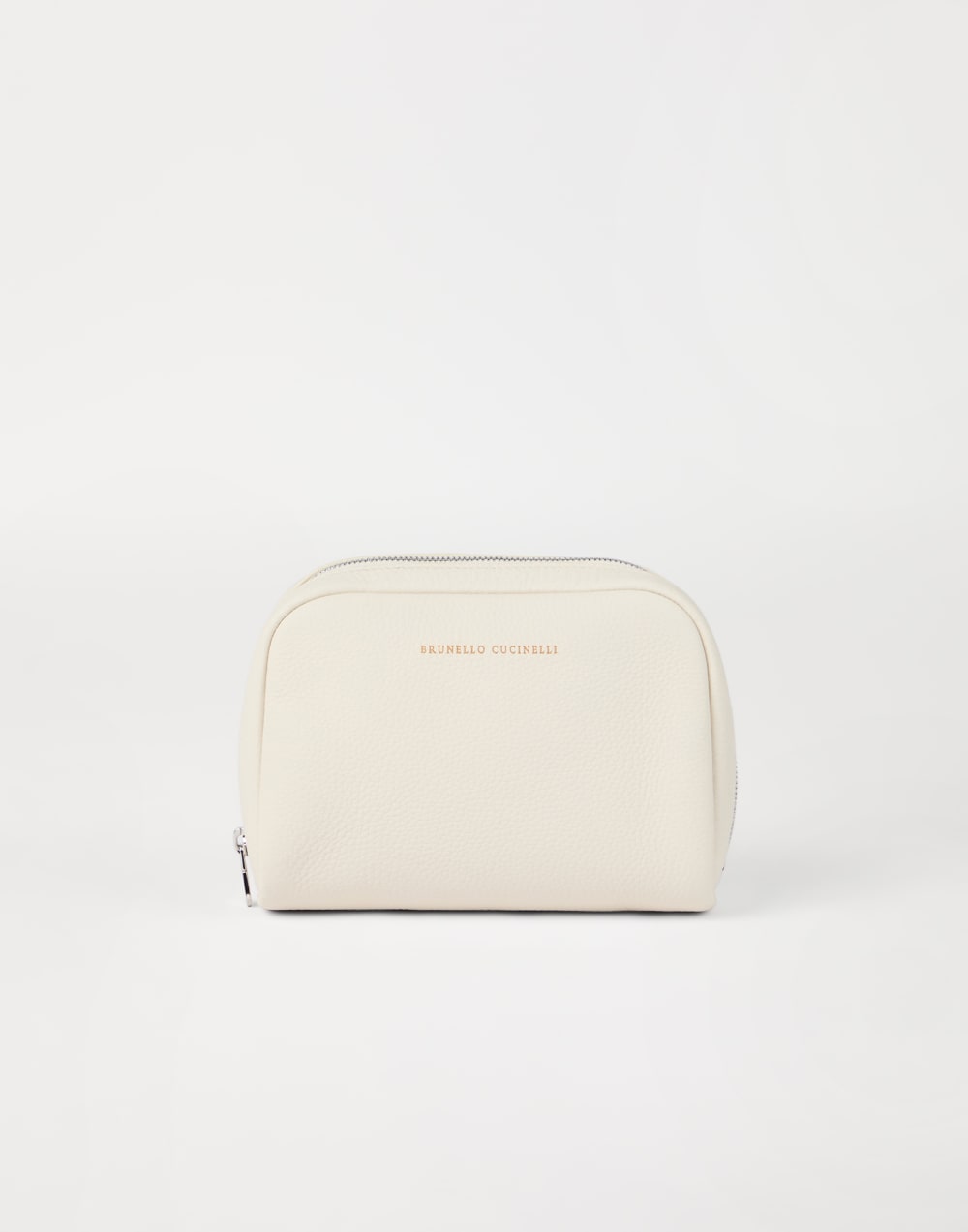 小牛皮化妆包 象牙色 男款 - Brunello Cucinelli