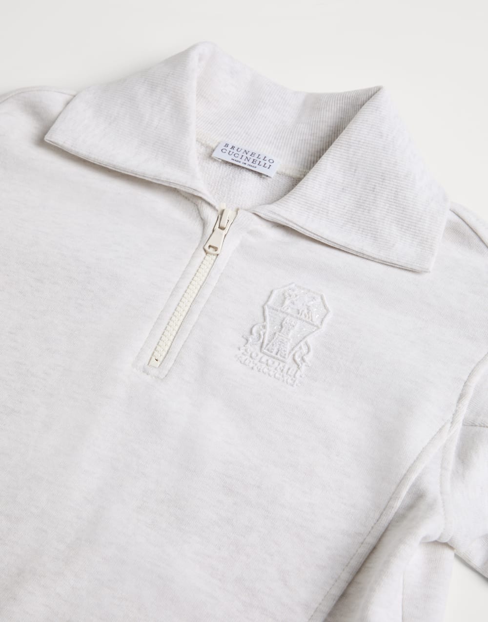 徽标上衣 白色 女童 - Brunello Cucinelli