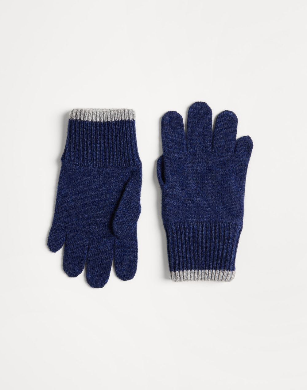 羊绒手套 蓝色 男童 - Brunello Cucinelli
