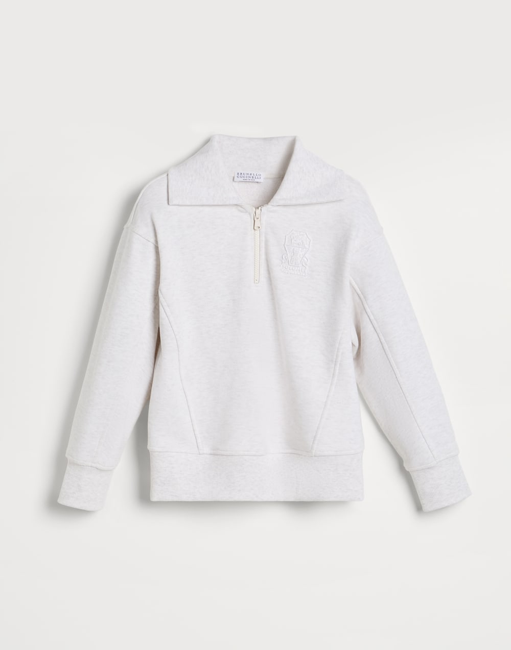 徽标上衣 白色 女童 - Brunello Cucinelli