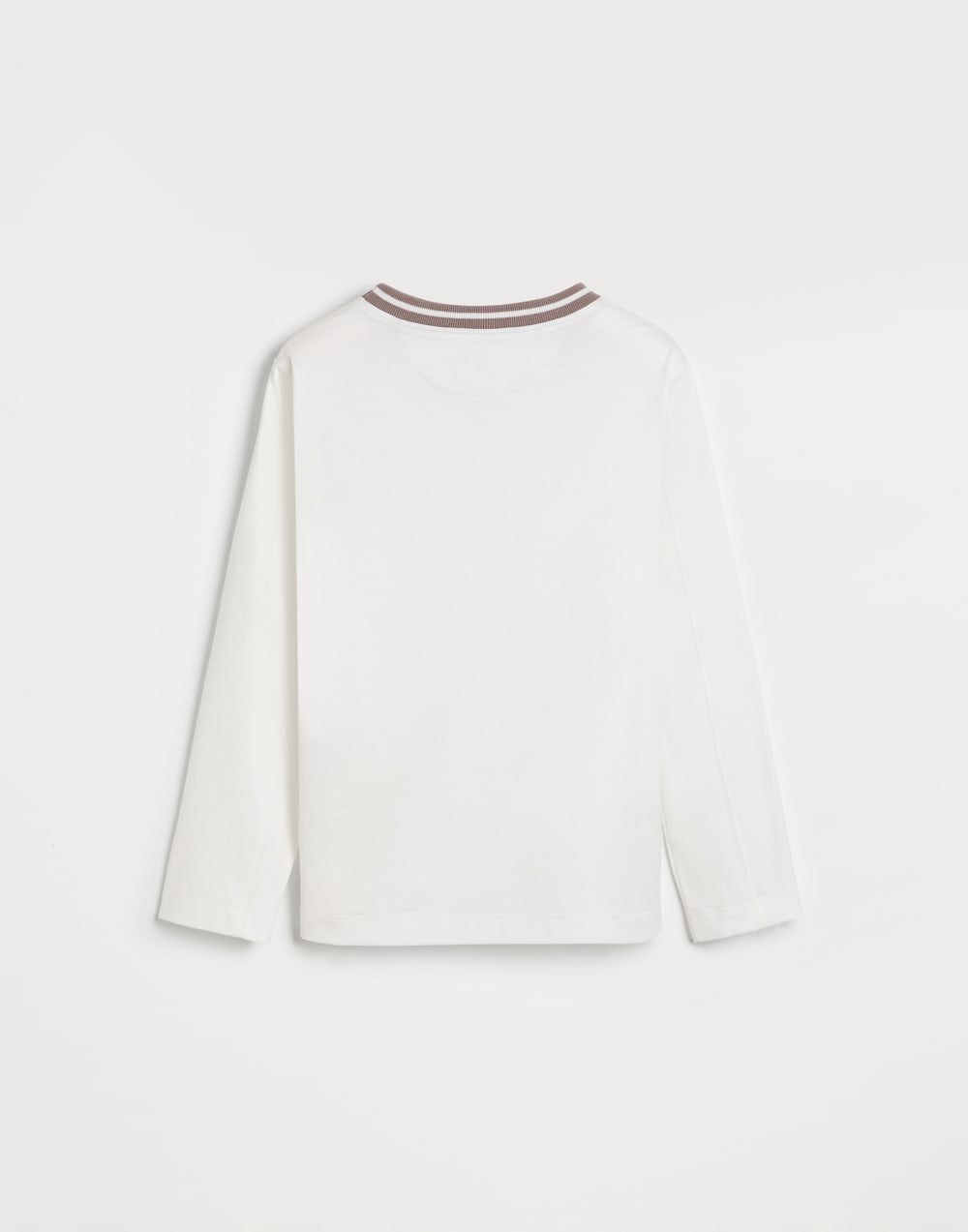 Striped jersey T-shirt White Boys - Brunello Cucinelli
