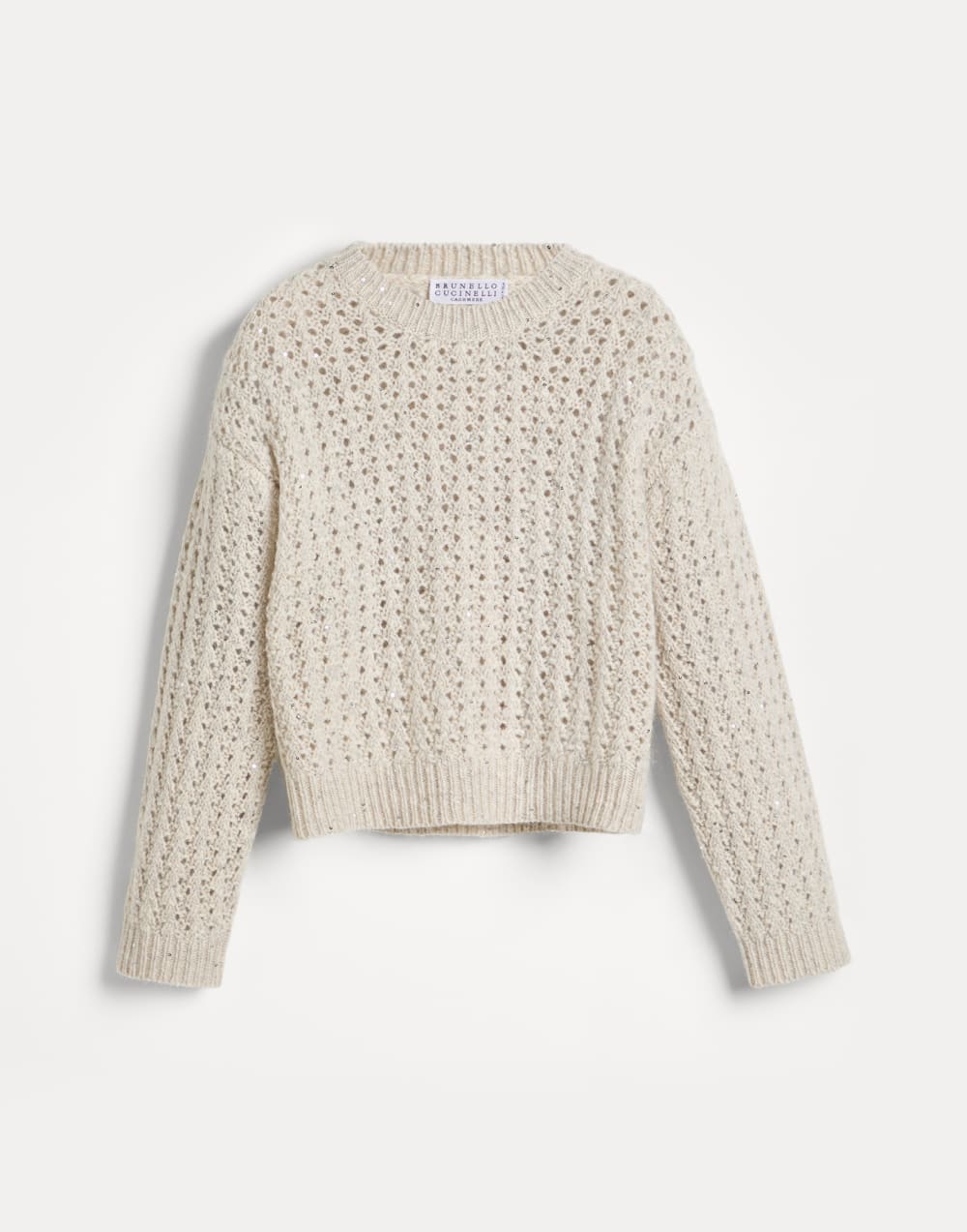 Dazzling sweater Beige Girls - Brunello Cucinelli