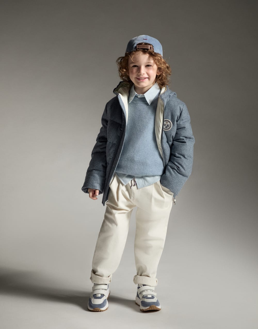 Cashmere sweater Sky Blue Boys - Brunello Cucinelli