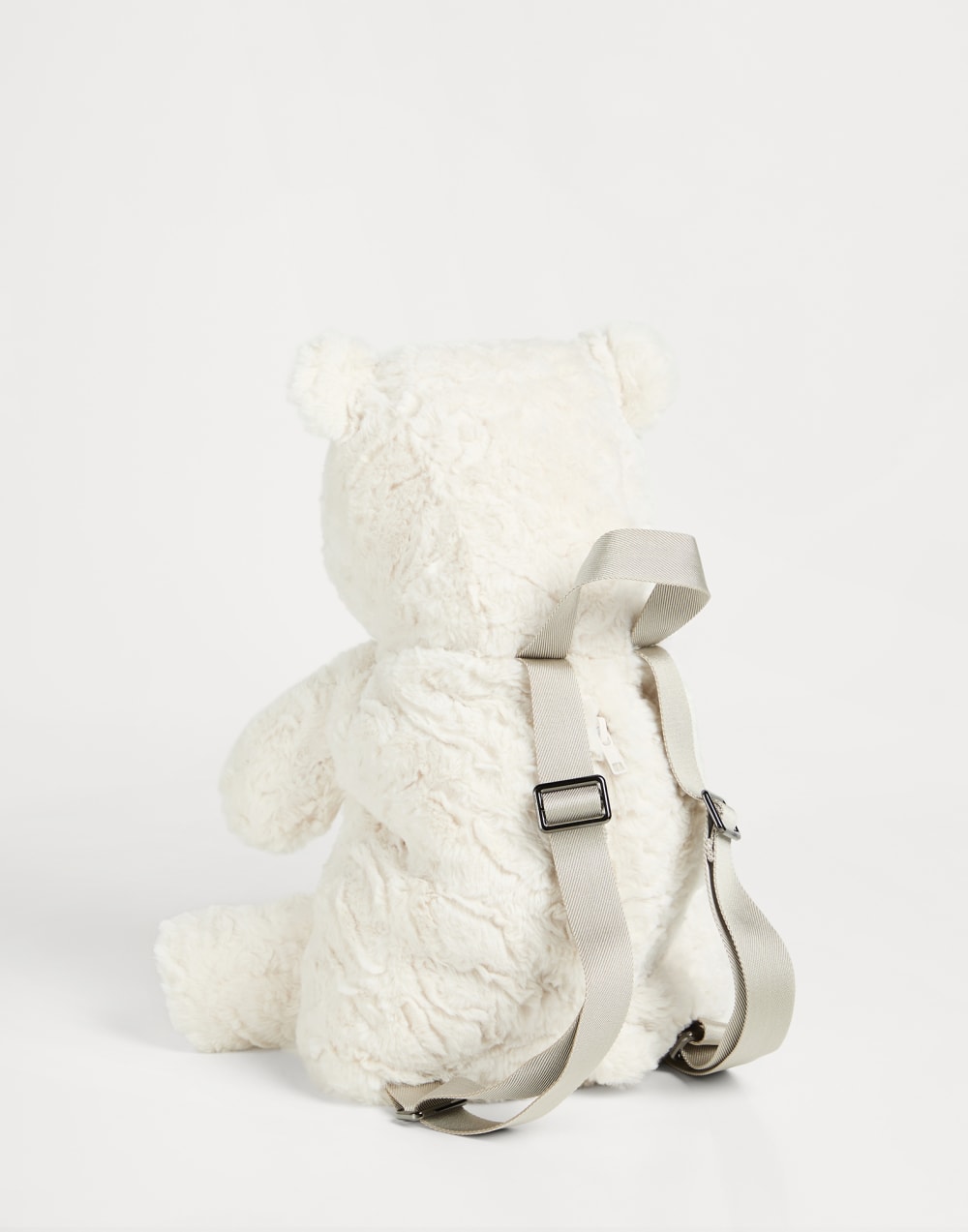 伯尼小熊毛绒双肩包 巴拿马色 女童 - Brunello Cucinelli