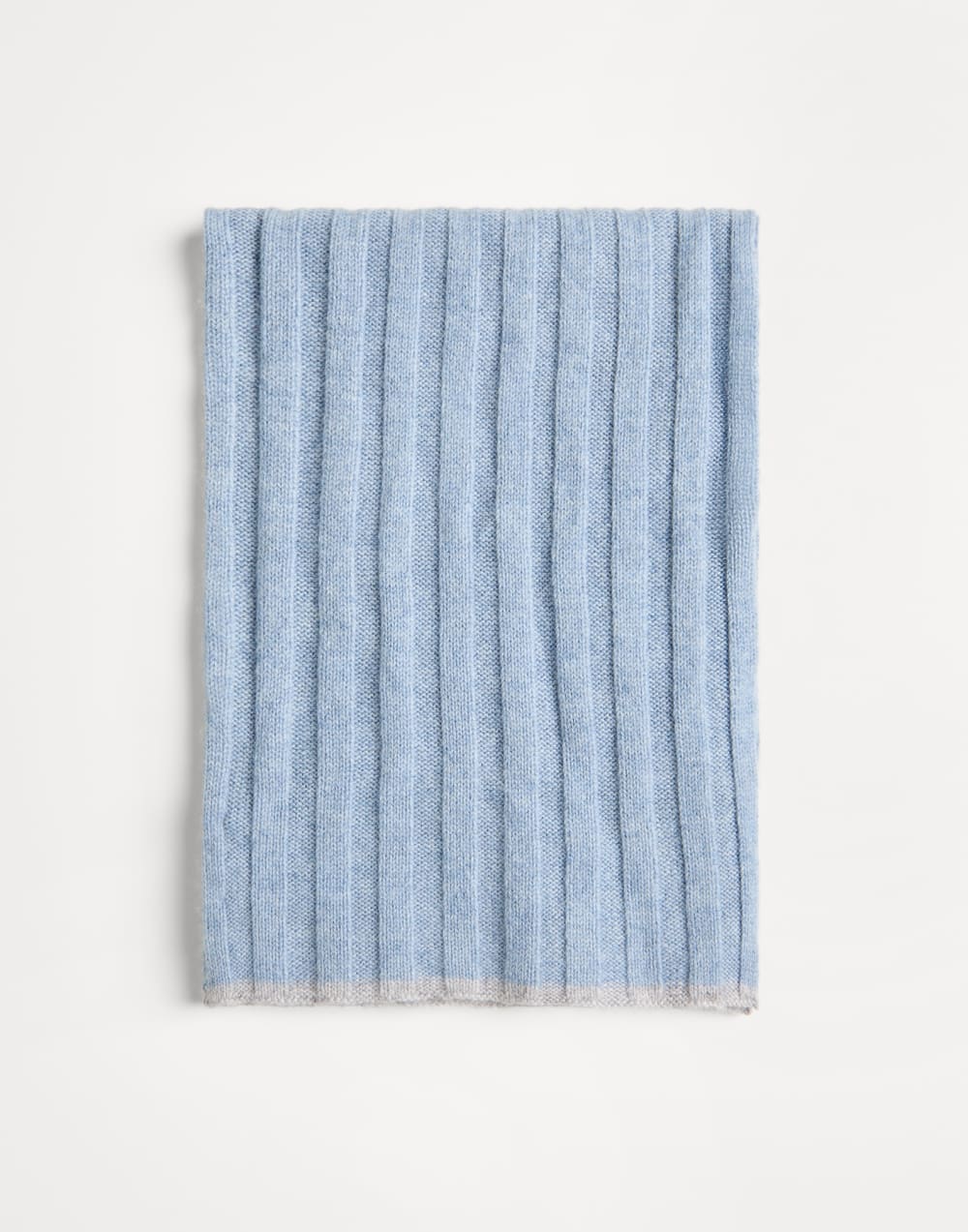 Strickschal aus Kaschmir Himmelblau Jungen - Brunello Cucinelli