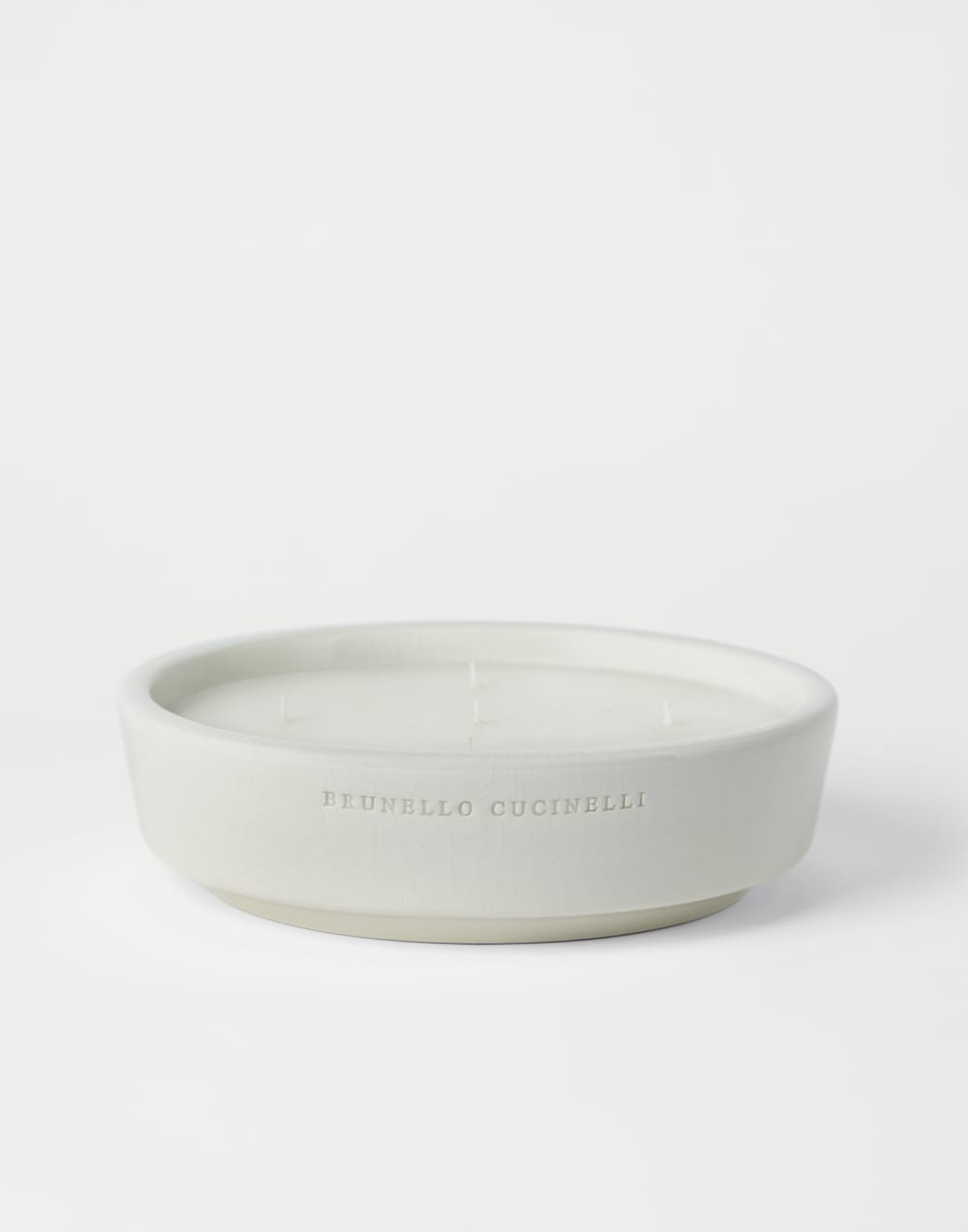 超大蜡烛 白色 生活风格 - Brunello Cucinelli