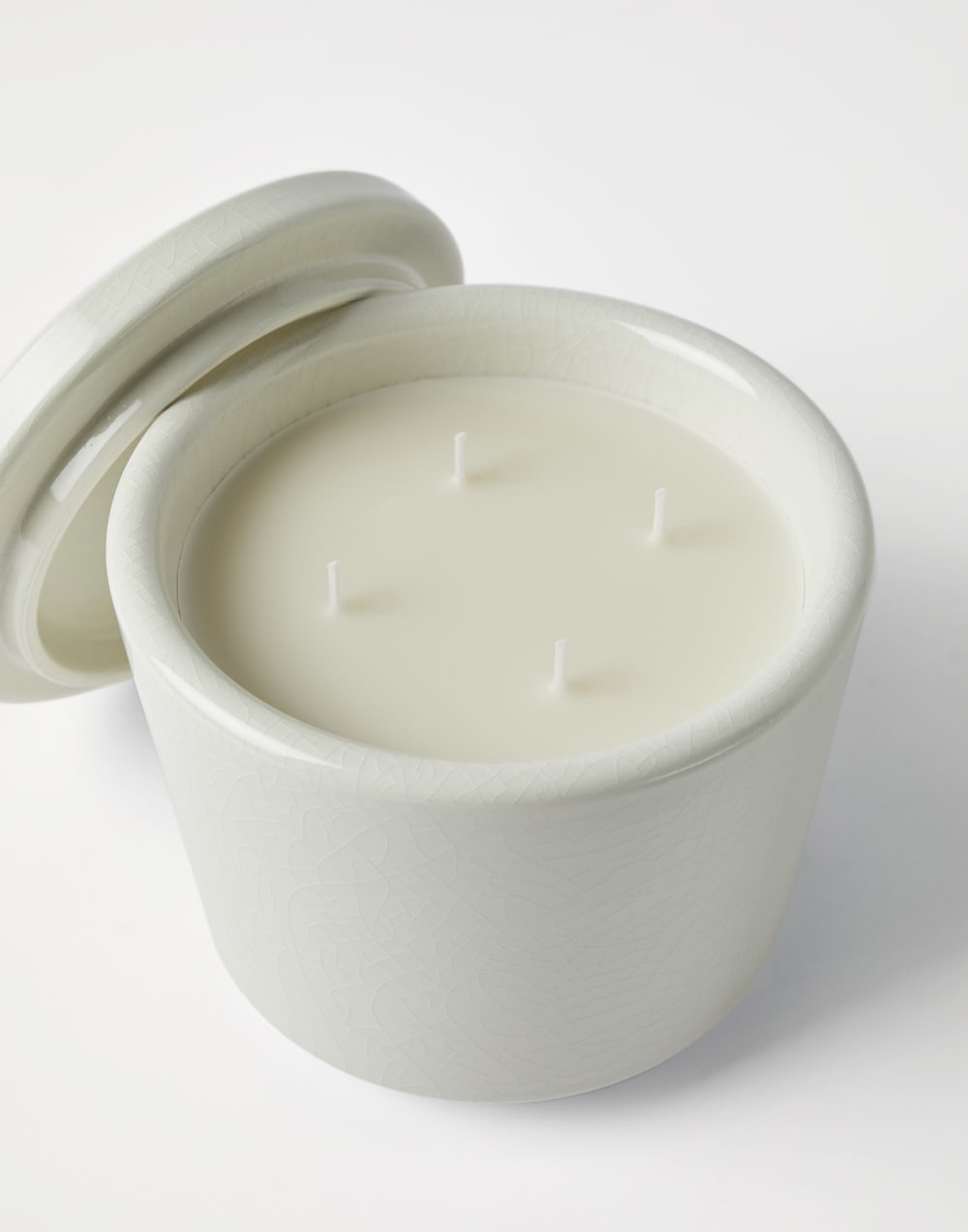 超大号香味蜡烛,配套罐盖 白色 生活风格 - Brunello Cucinelli