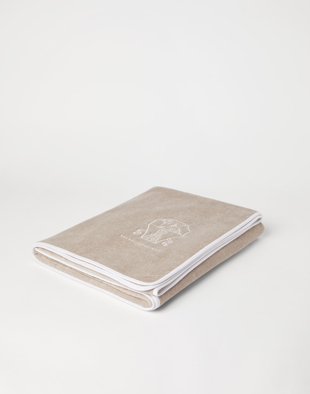 毛巾质地布料 米黄 生活风格 - Brunello Cucinelli