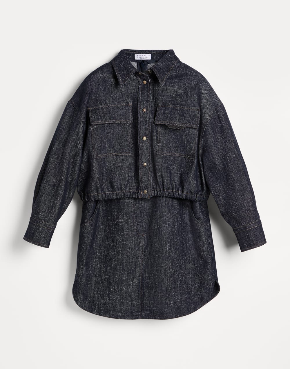 Denim dress Dark Denim Girls - Brunello Cucinelli