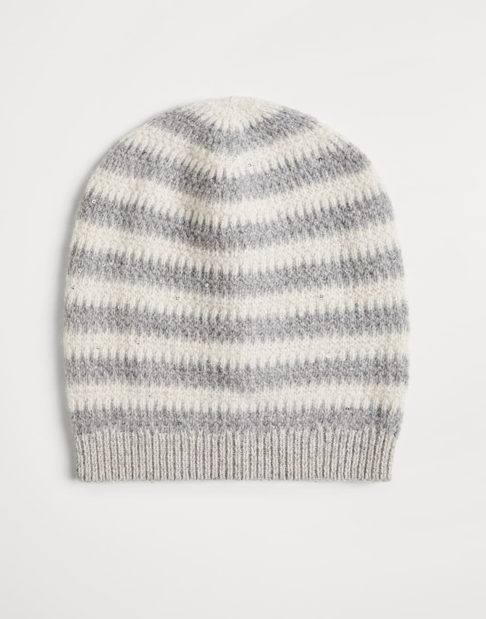 Sparkling & Dazzling beanie Light Grey Girls - Brunello Cucinelli