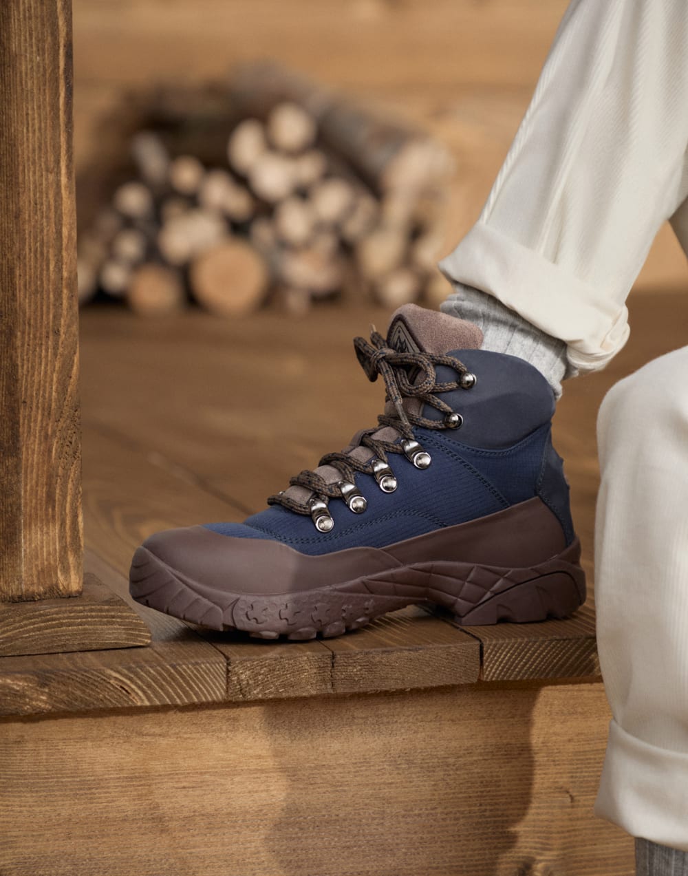 Outdoor boots Blue Boys - Brunello Cucinelli