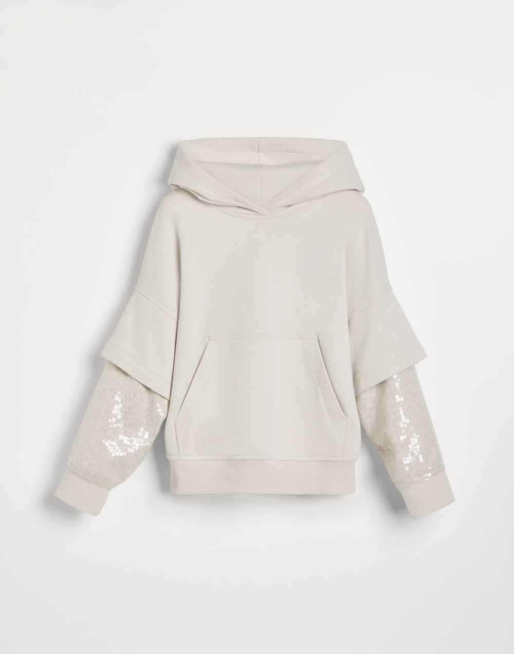 Smooth cotton French terry sweatshirt Off-White Girls - Brunello Cucinelli