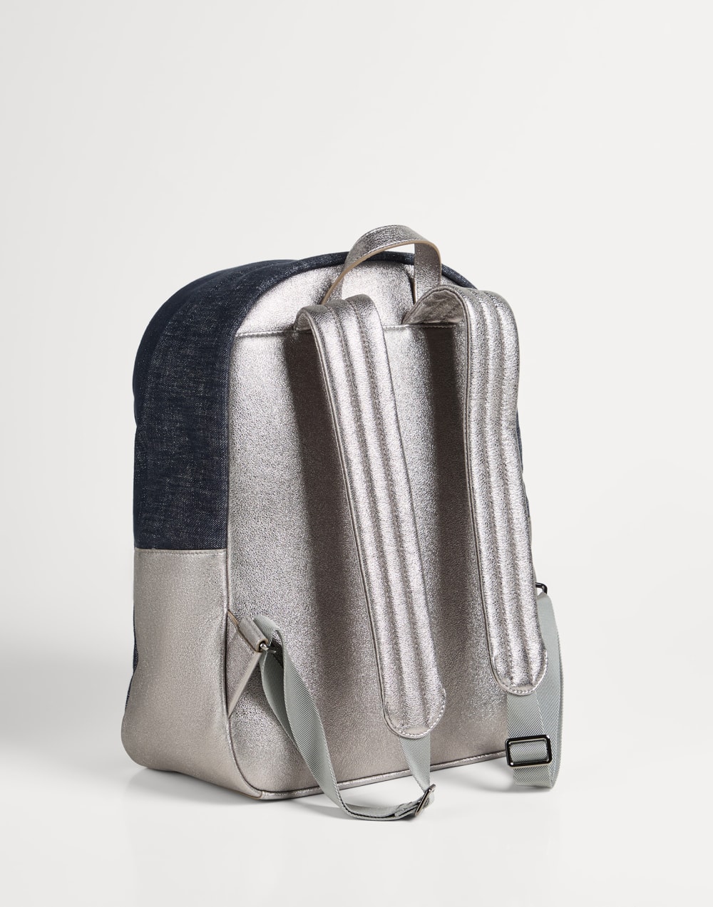 闪烁牛仔布双肩包 深牛仔色 女童 - Brunello Cucinelli