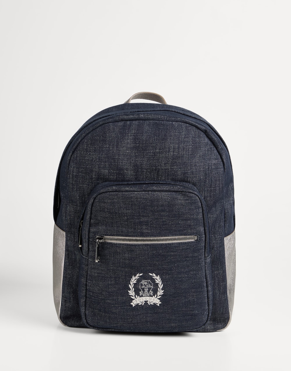 闪烁牛仔布双肩包 深牛仔色 女童 - Brunello Cucinelli