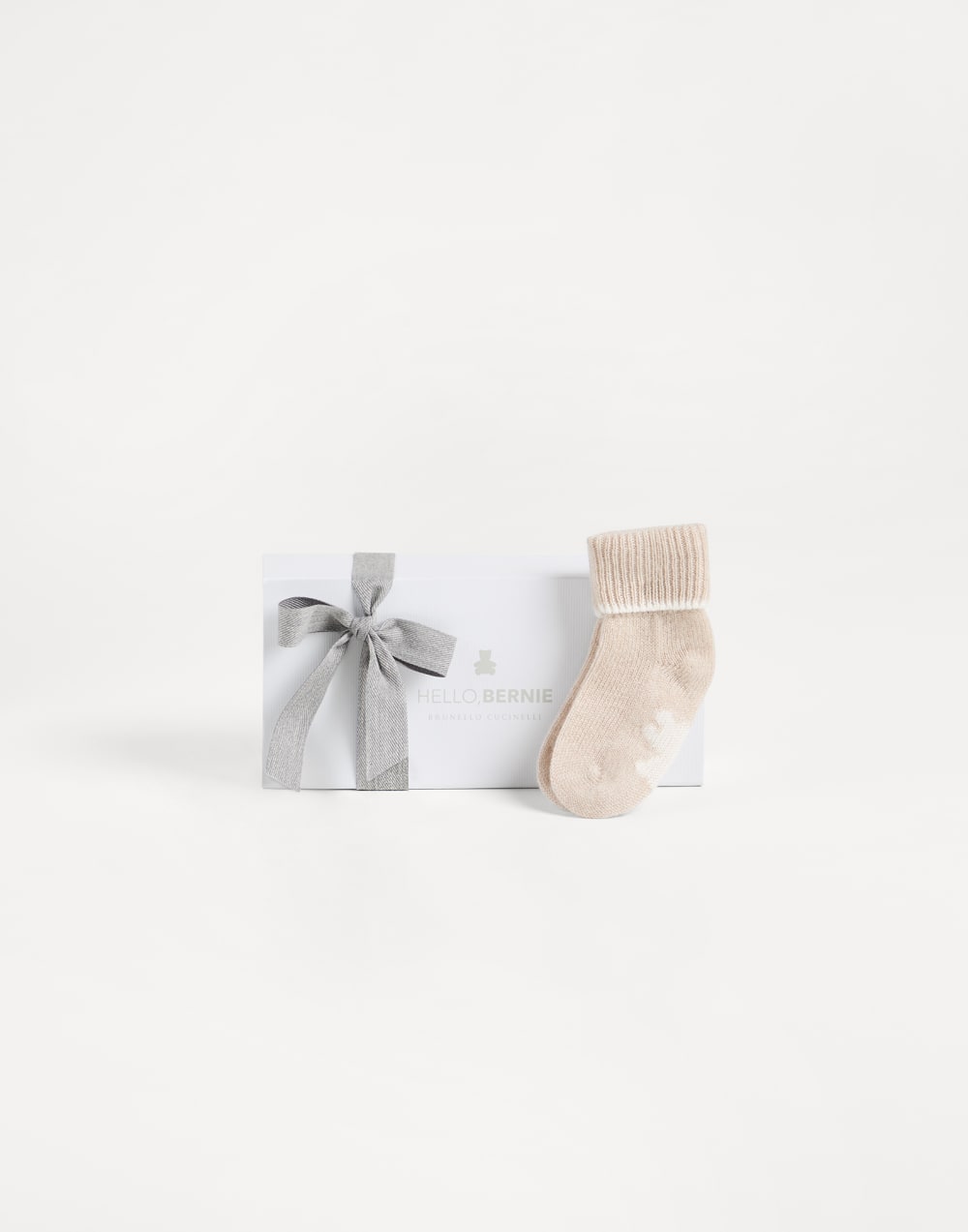 Baby Bernie socks Beige Baby - Brunello Cucinelli