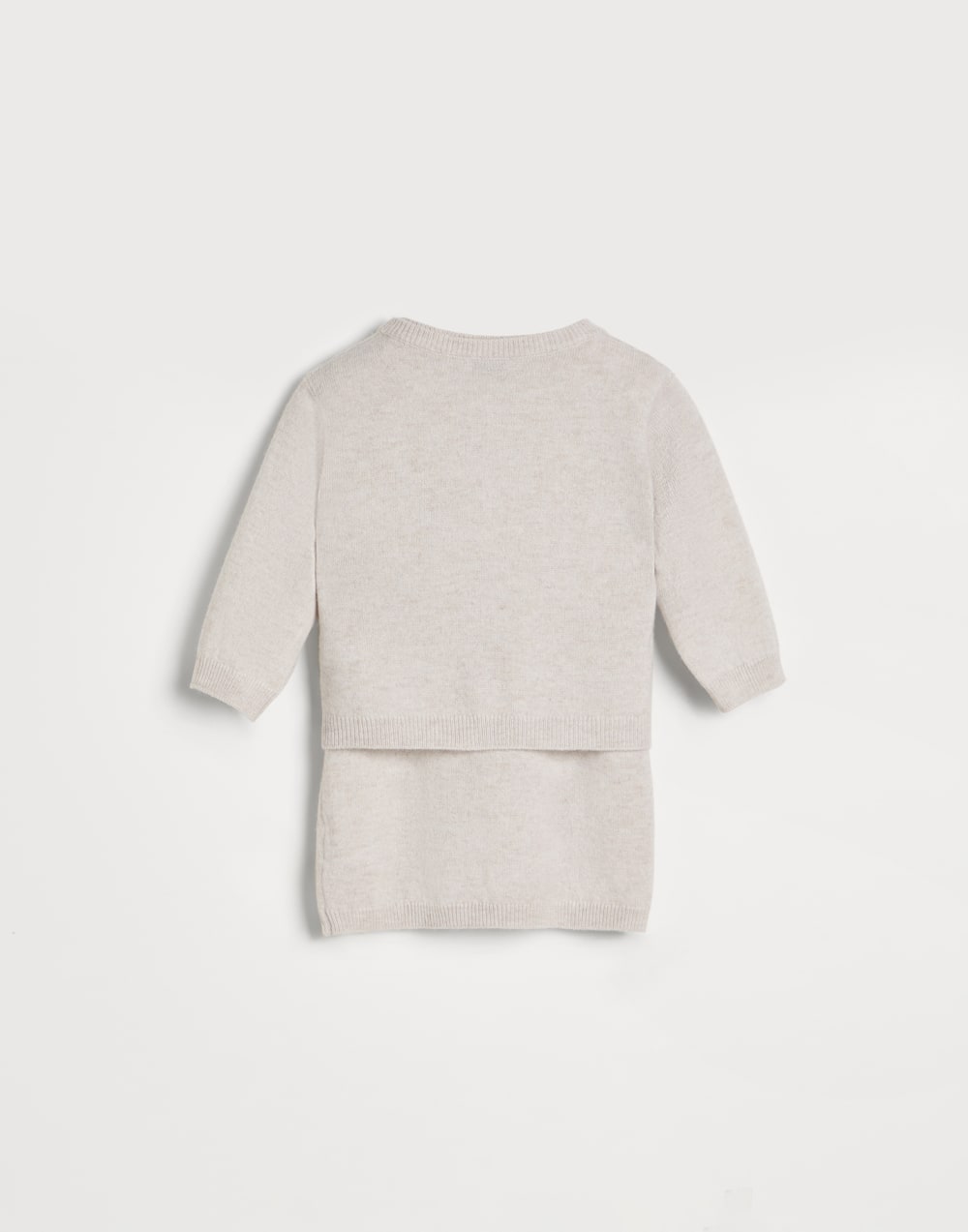 Dazzling Embroidery dress Off-White Baby - Brunello Cucinelli