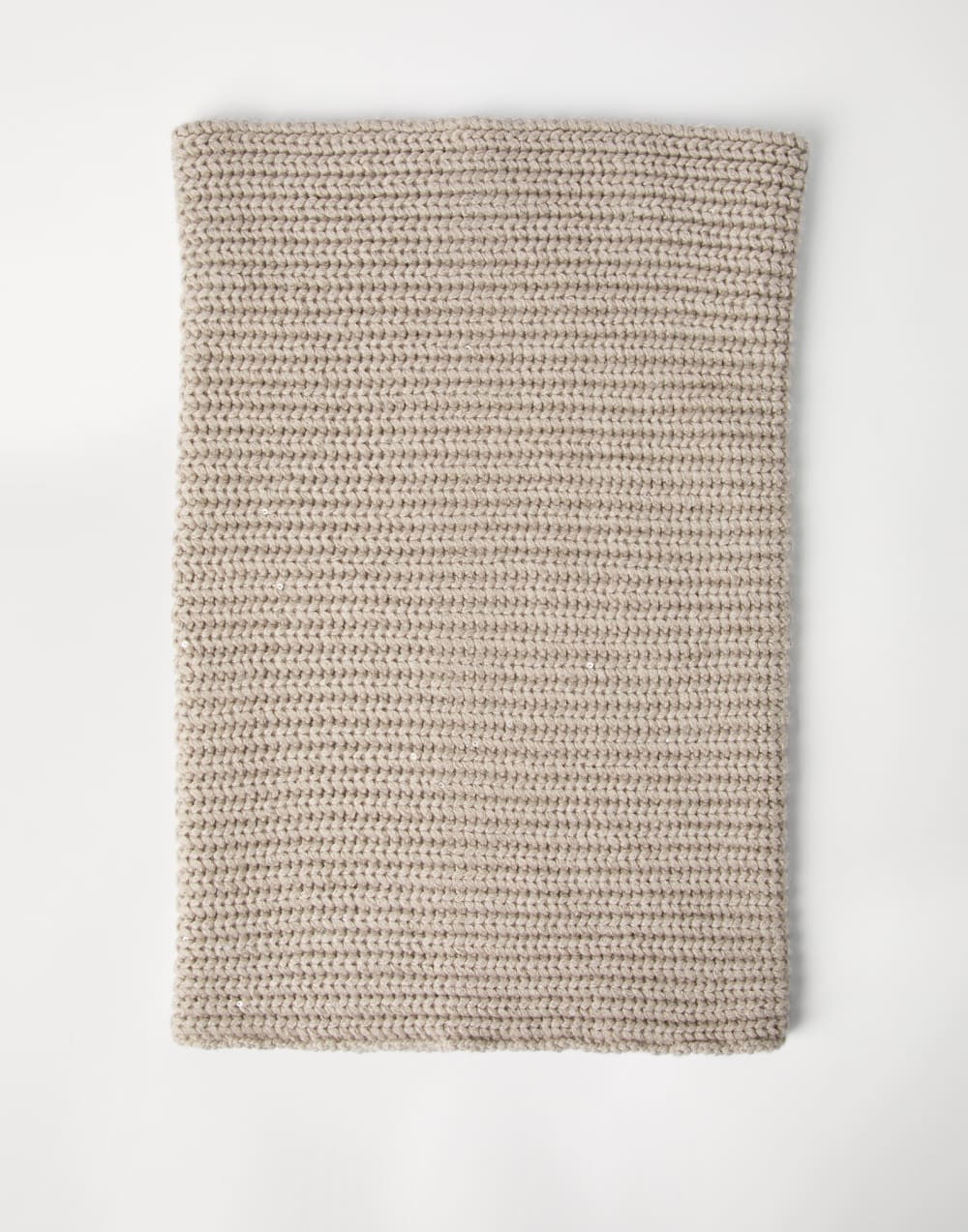 闪耀围脖 米黄 女款 - Brunello Cucinelli