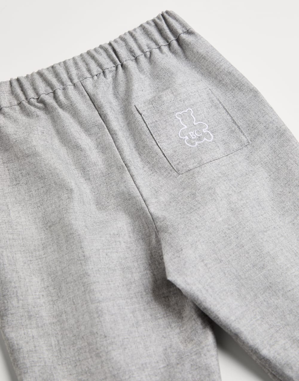 伯尼小熊幼童法兰绒长裤 浅灰 幼童 - Brunello Cucinelli