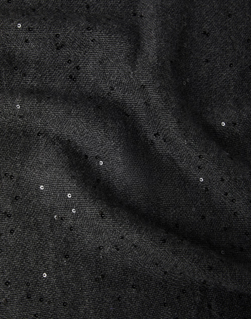 羊绒和亮丝绸料围巾 钢灰色 女款 - Brunello Cucinelli