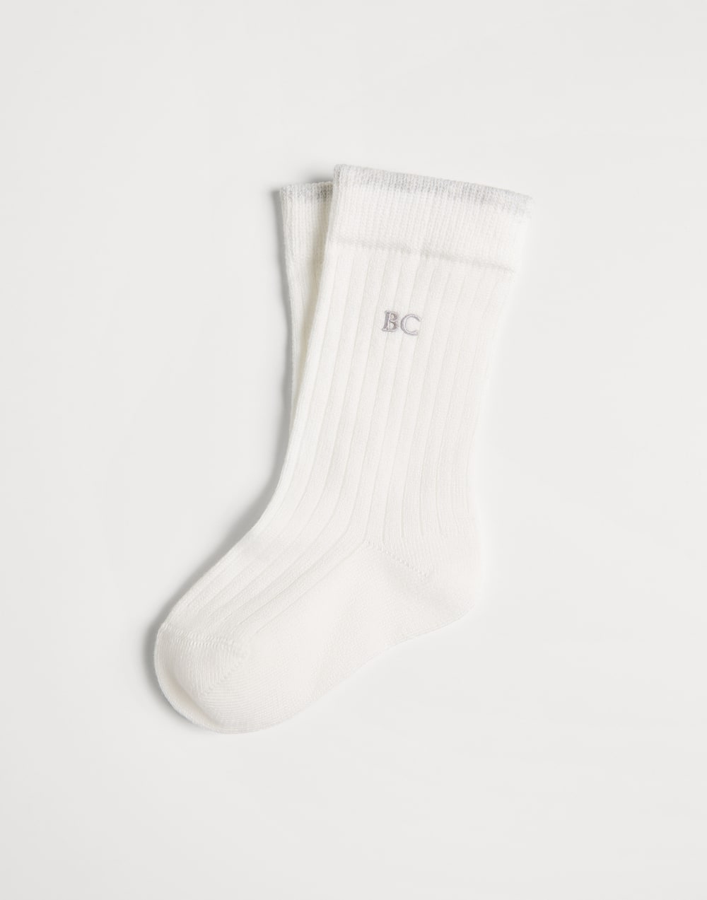 Baby Bernie socks White Baby - Brunello Cucinelli