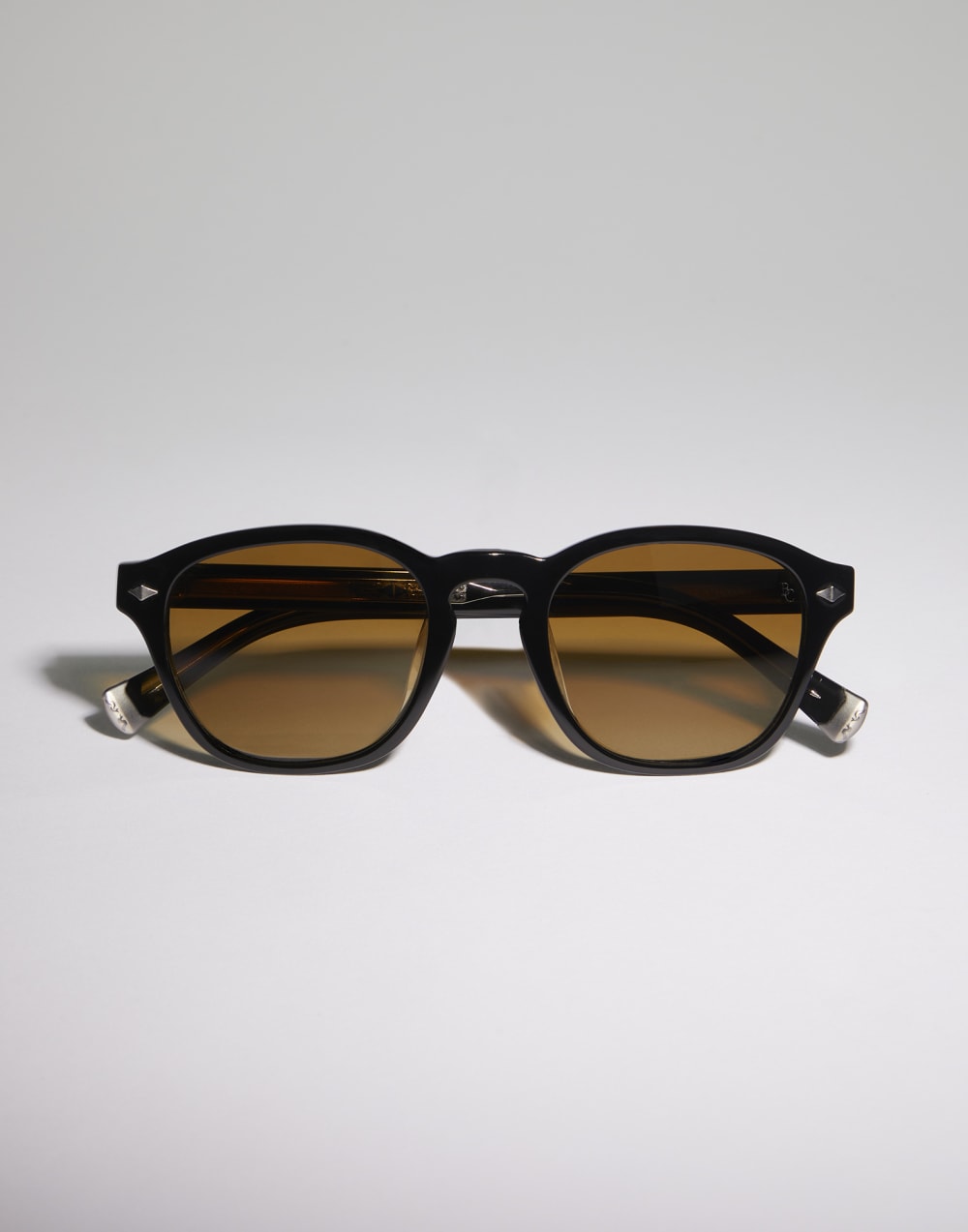 Round acetate sunglasses Black Eyewear - Brunello Cucinelli