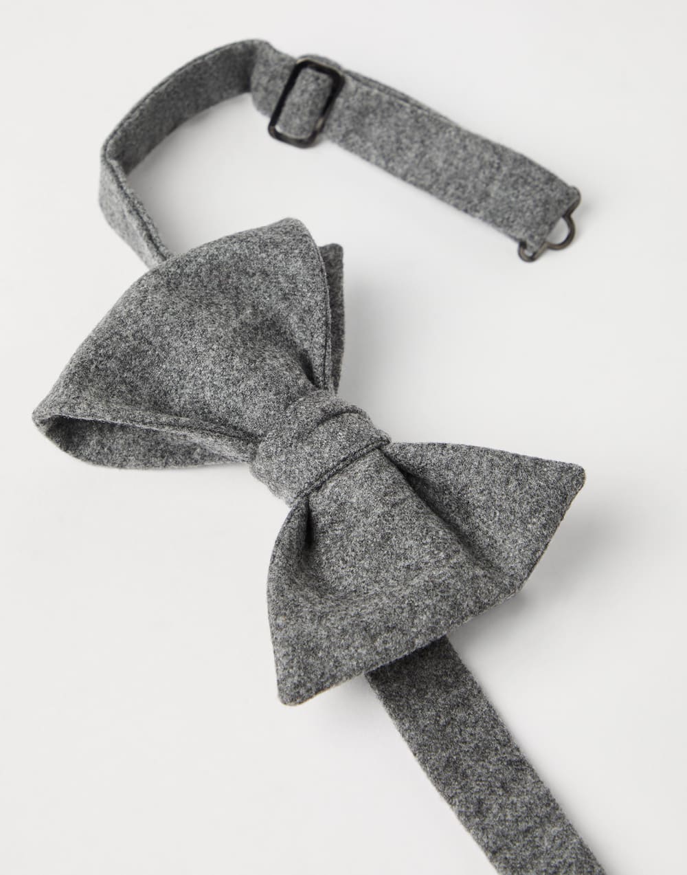 法兰绒领结 深灰 男款 - Brunello Cucinelli