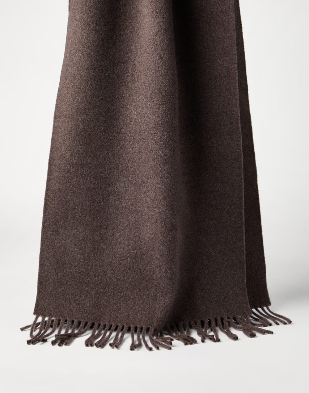 羊绒围巾 棕色 女款 - Brunello Cucinelli