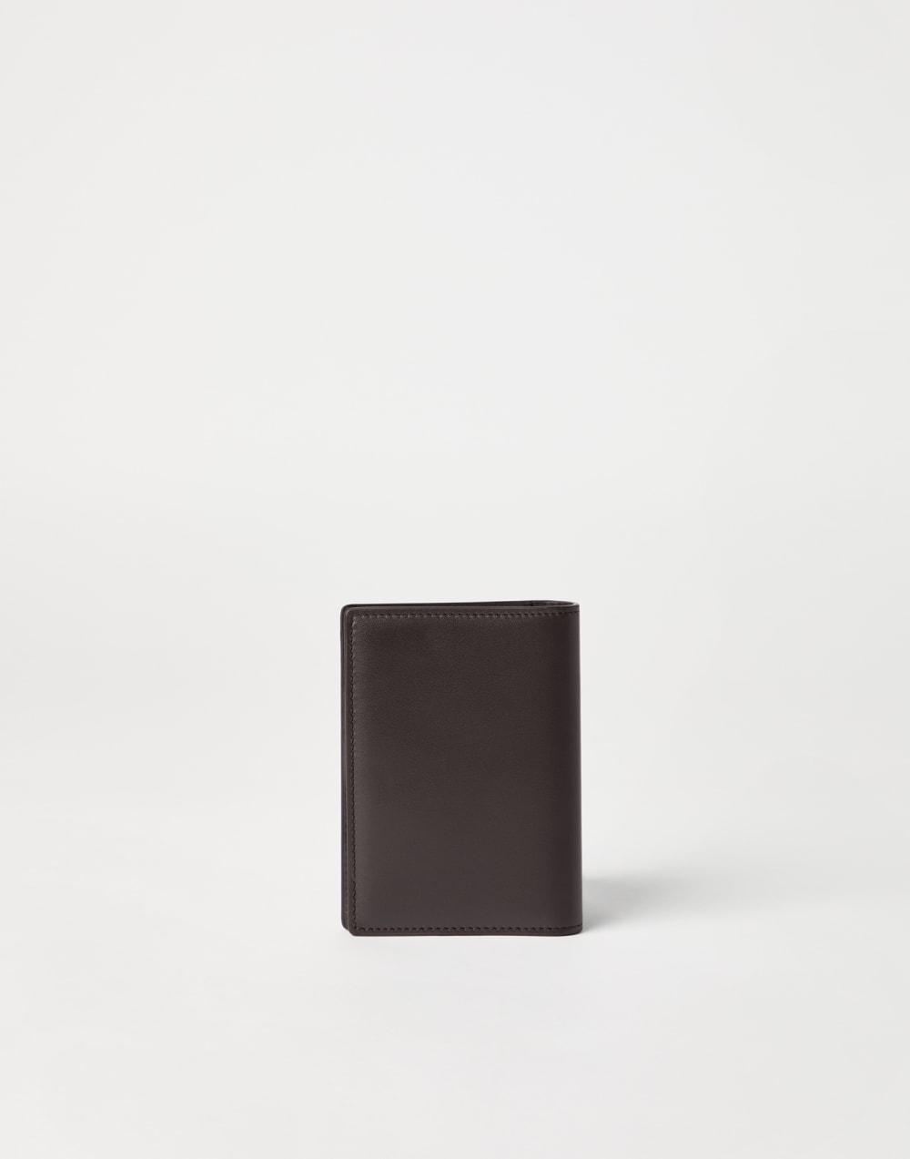 Calfskin passport holder Rust Brown Woman - Brunello Cucinelli