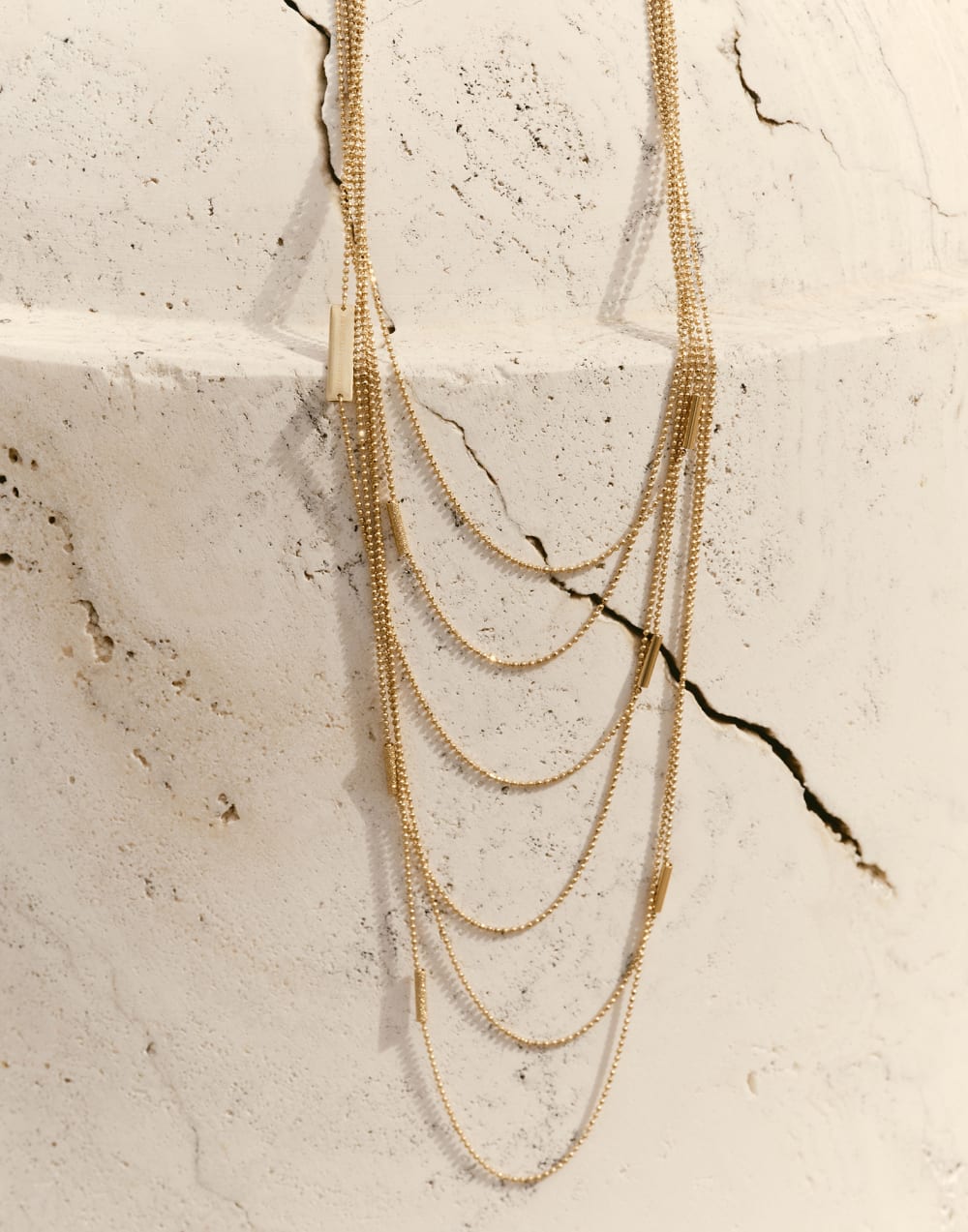 Gold with Diamond necklace Gold Woman - Brunello Cucinelli