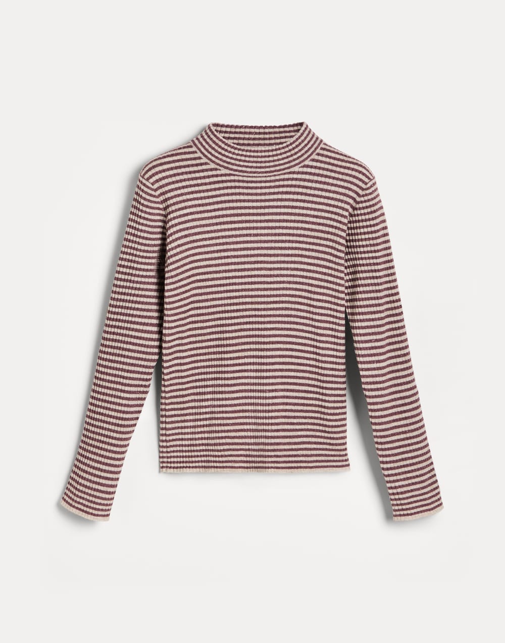 Striped lightweight sweater Sand Girls - Brunello Cucinelli