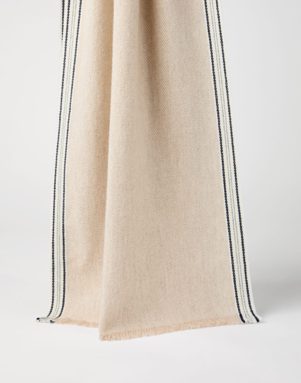 羊绒围巾 巴拿马色 男款 - Brunello Cucinelli