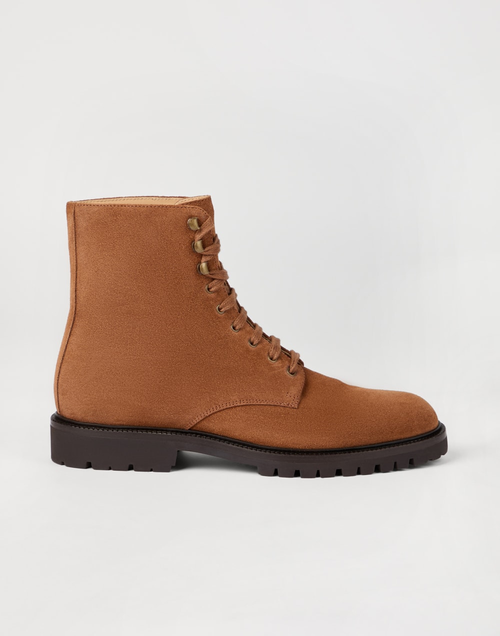 Suede boots Brown Man - Brunello Cucinelli