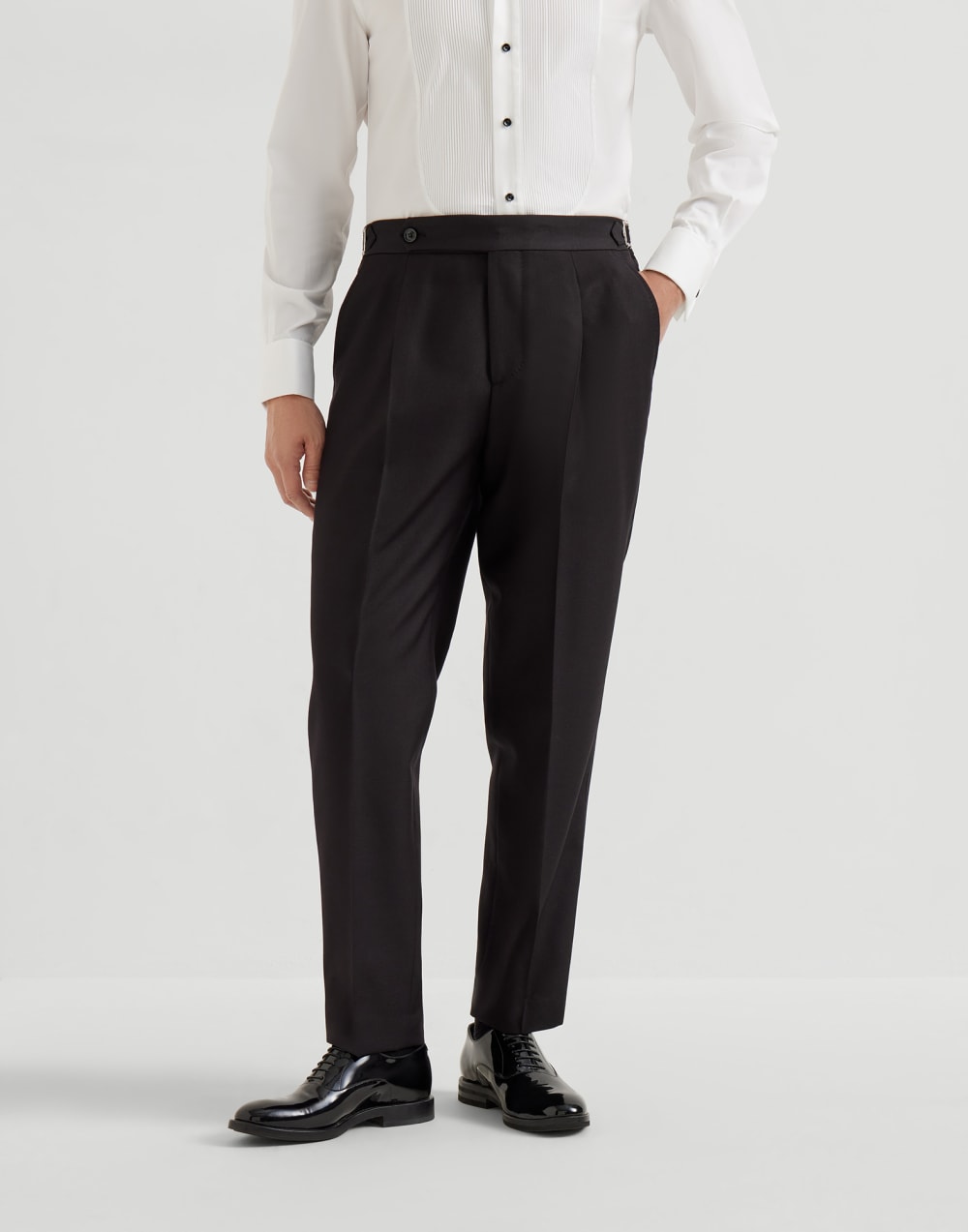 Tuxedo trousers Black Man - Brunello Cucinelli