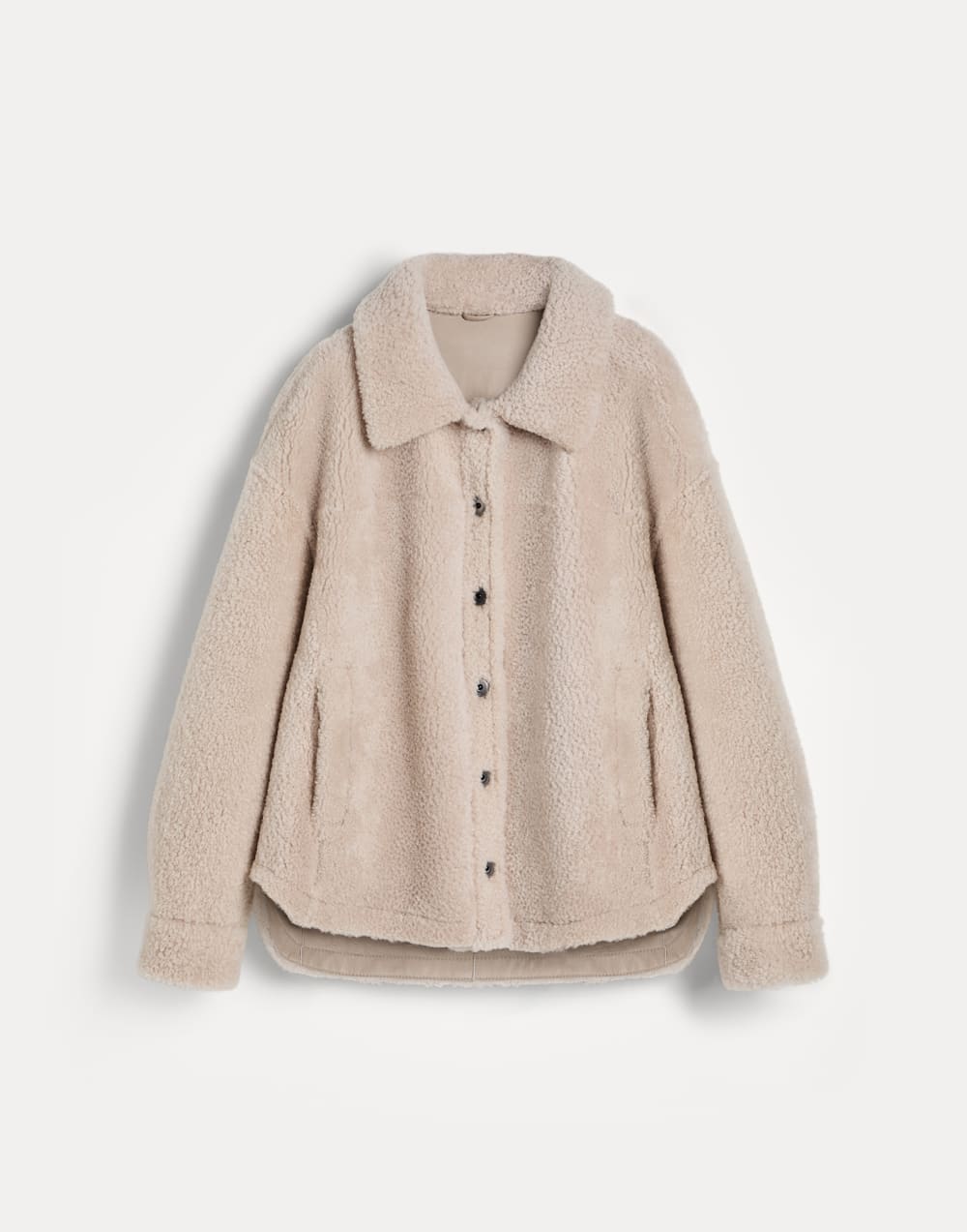 Shearling jacket Light Grey Girls - Brunello Cucinelli