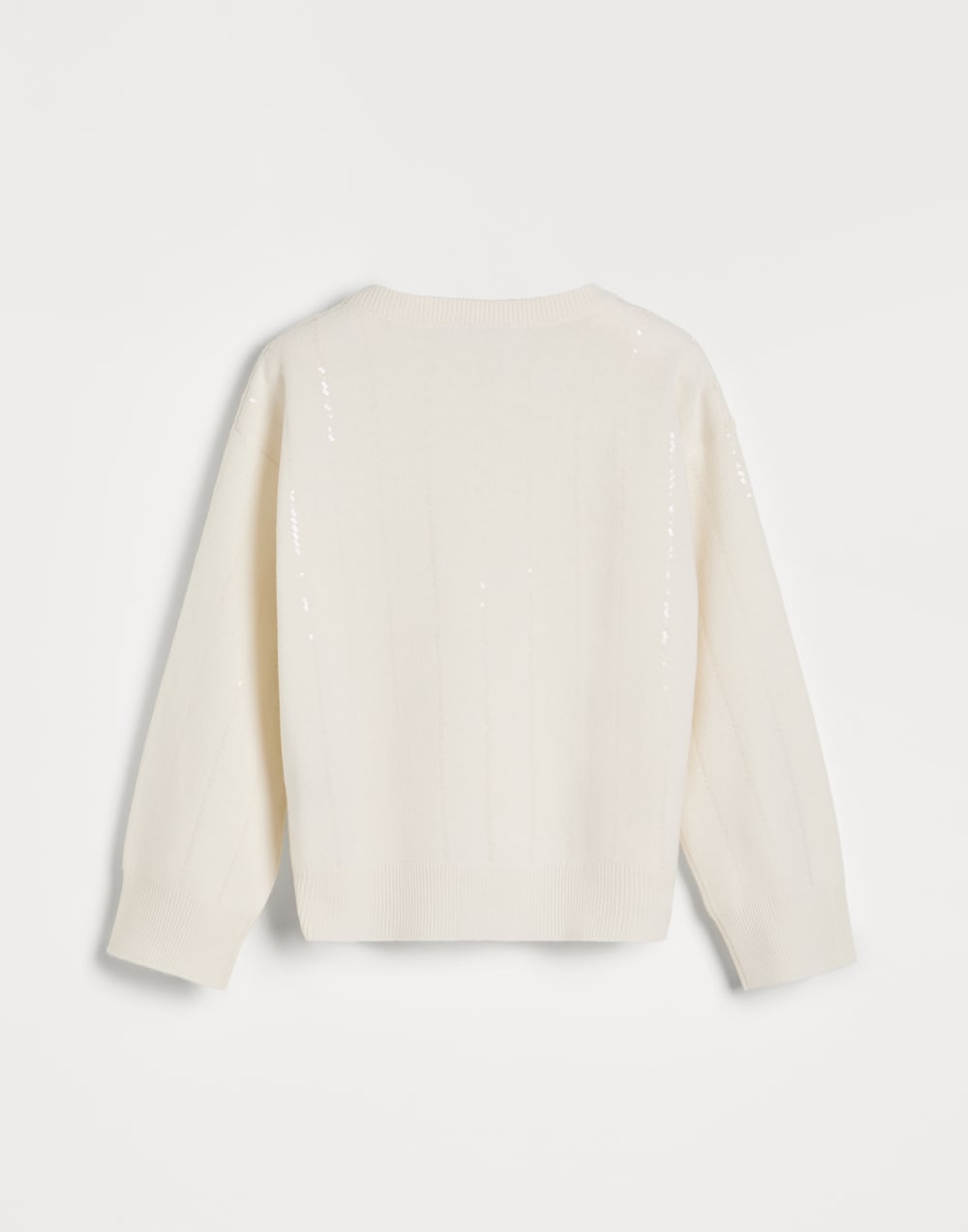 闪耀刺绣针织衫 巴拿马色 女童 - Brunello Cucinelli