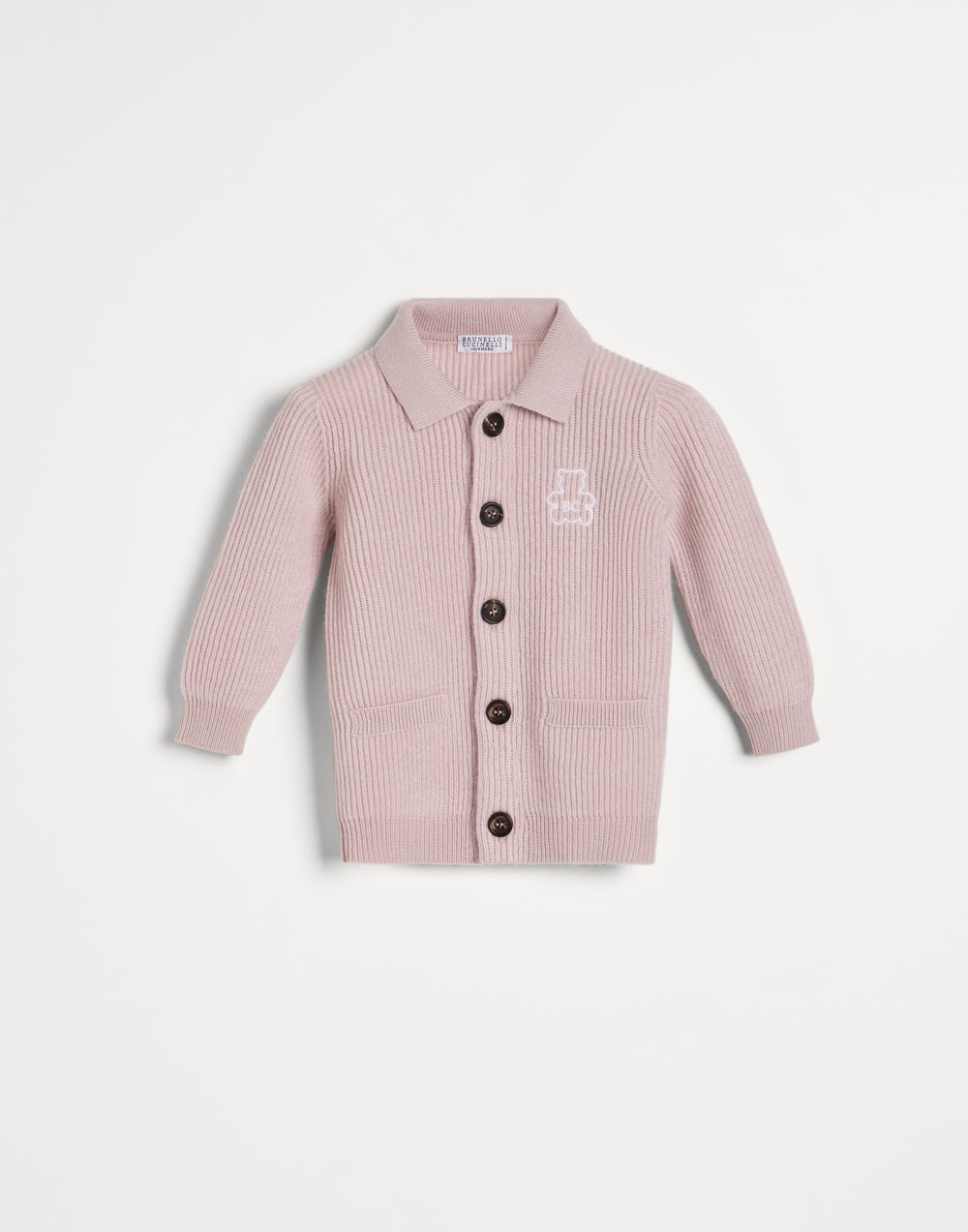 幼童羊绒开衫 粉红色 幼童 - Brunello Cucinelli