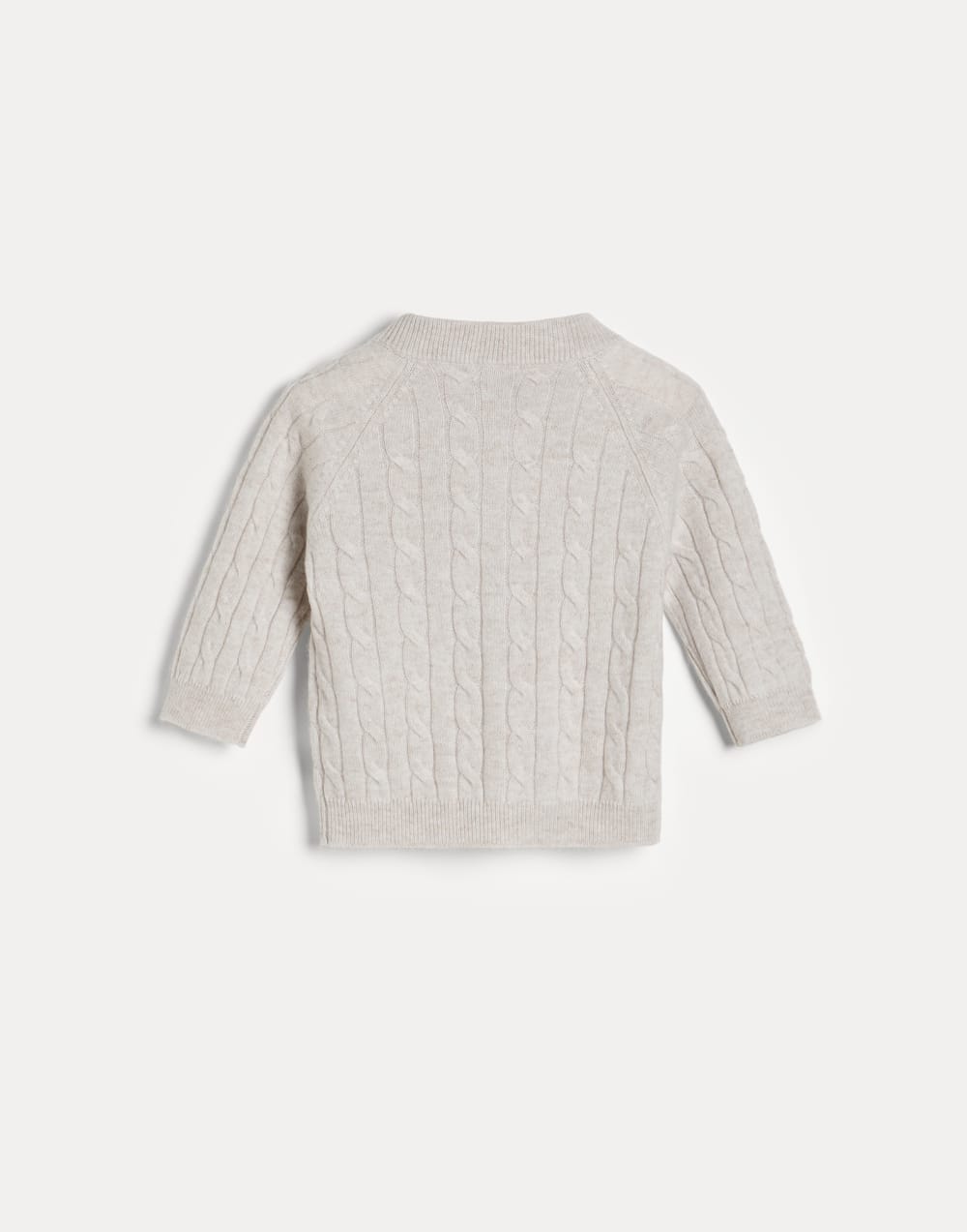 Jersey Baby Bernie trenzado Gris Claro Bebé - Brunello Cucinelli