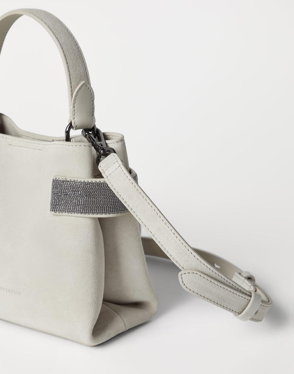 Essence 小号手挽包 象牙色 女款 - Brunello Cucinelli