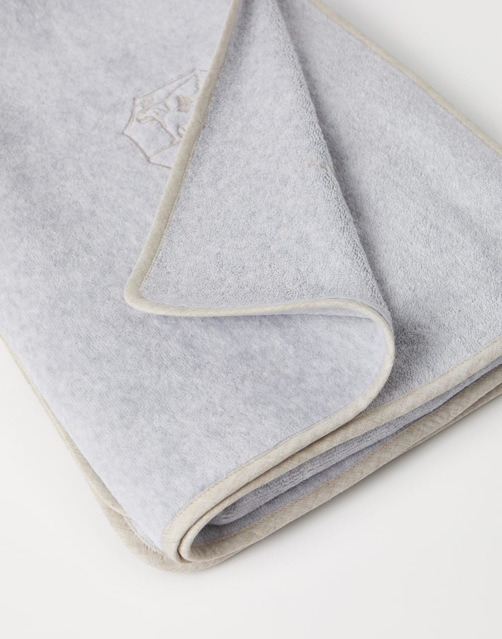 Toalla de tela de rizo Gris Lifestyle - Brunello Cucinelli