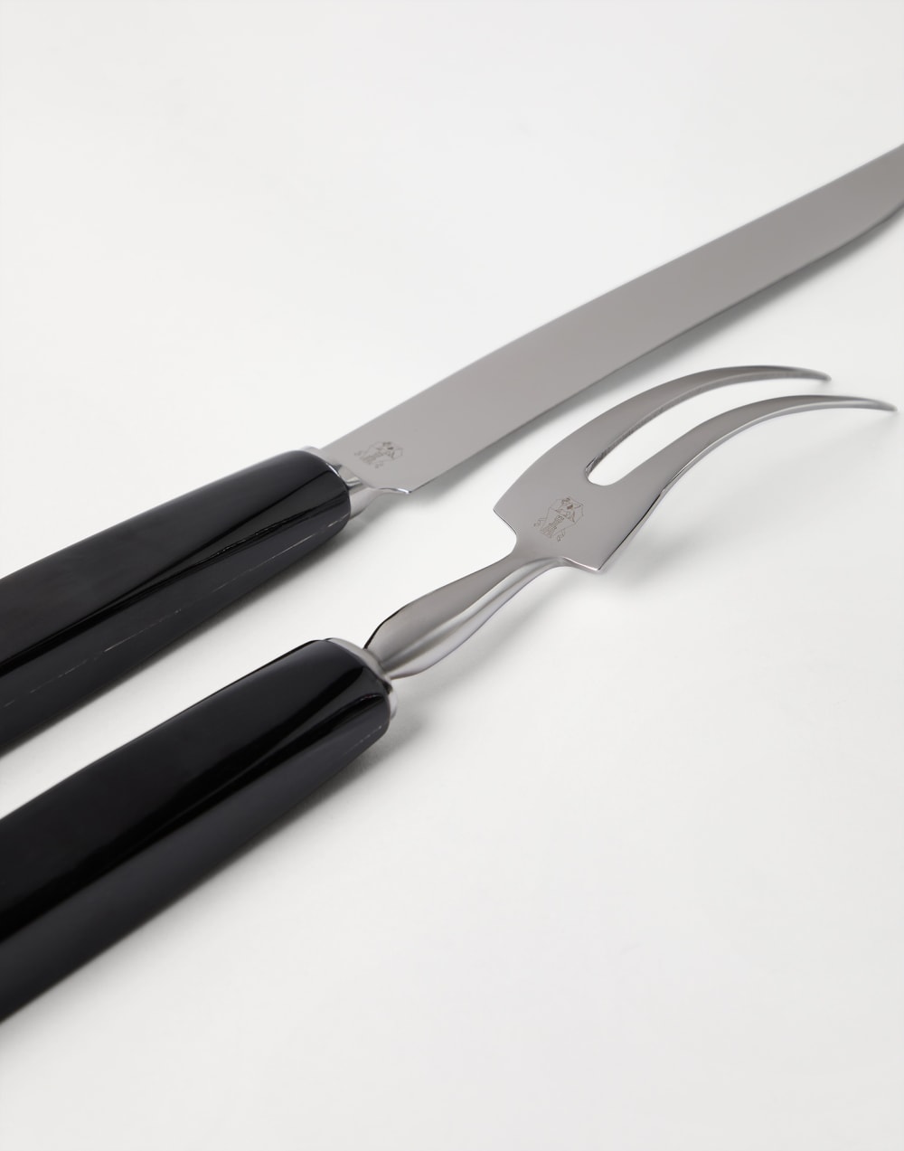 切肉刀叉 黑色 生活风格 - Brunello Cucinelli
