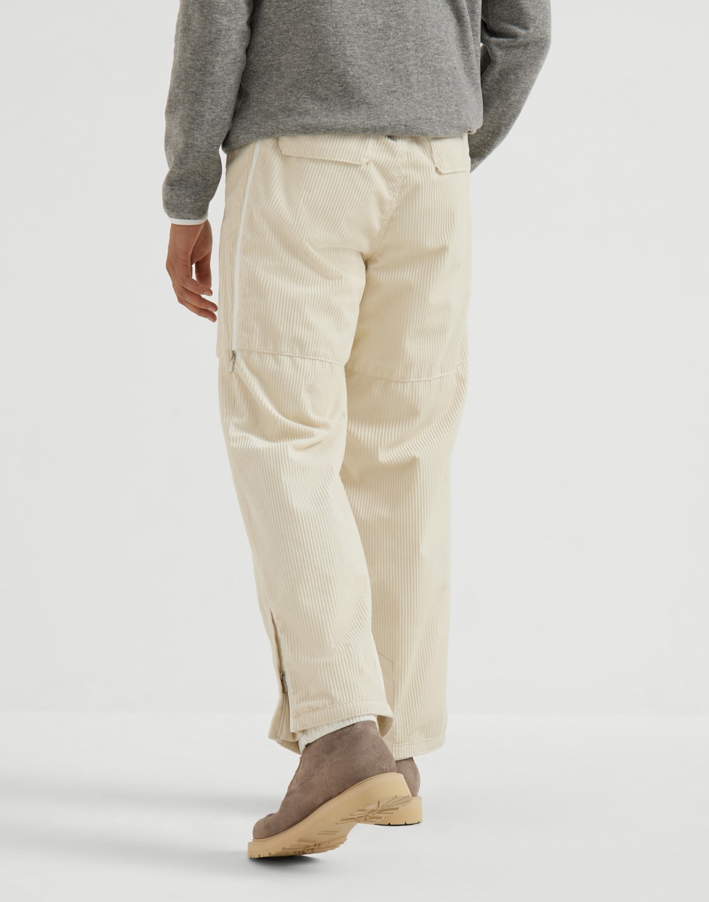 Mountain salopette Milk Man - Brunello Cucinelli