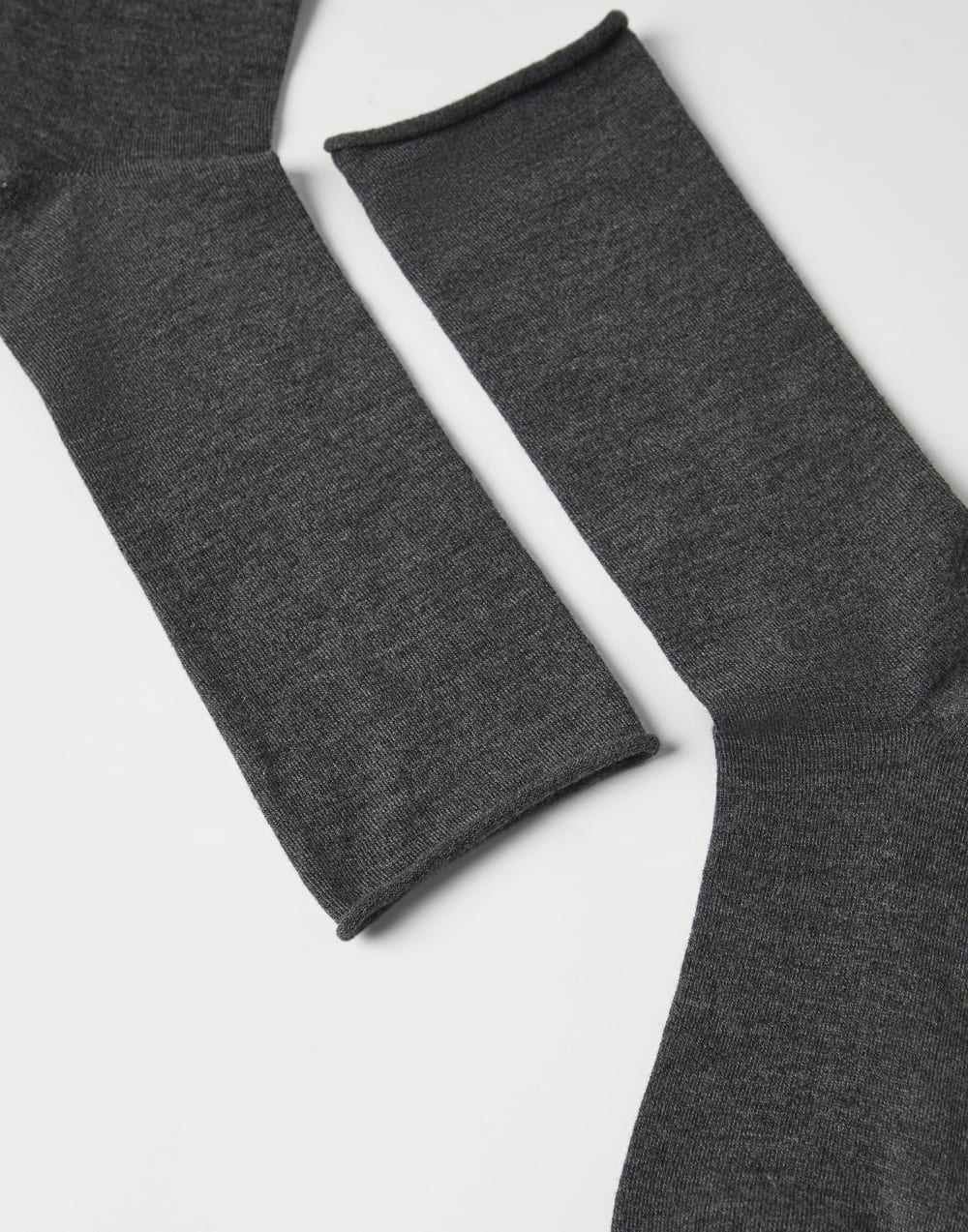 Cashmere knit socks Anthracite Woman - Brunello Cucinelli