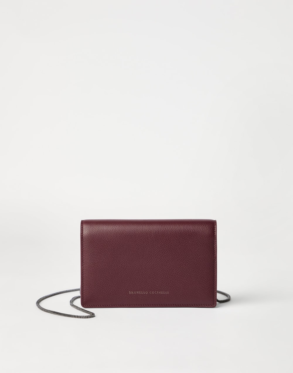 Billetero de piel Amaranto Mujer - Brunello Cucinelli