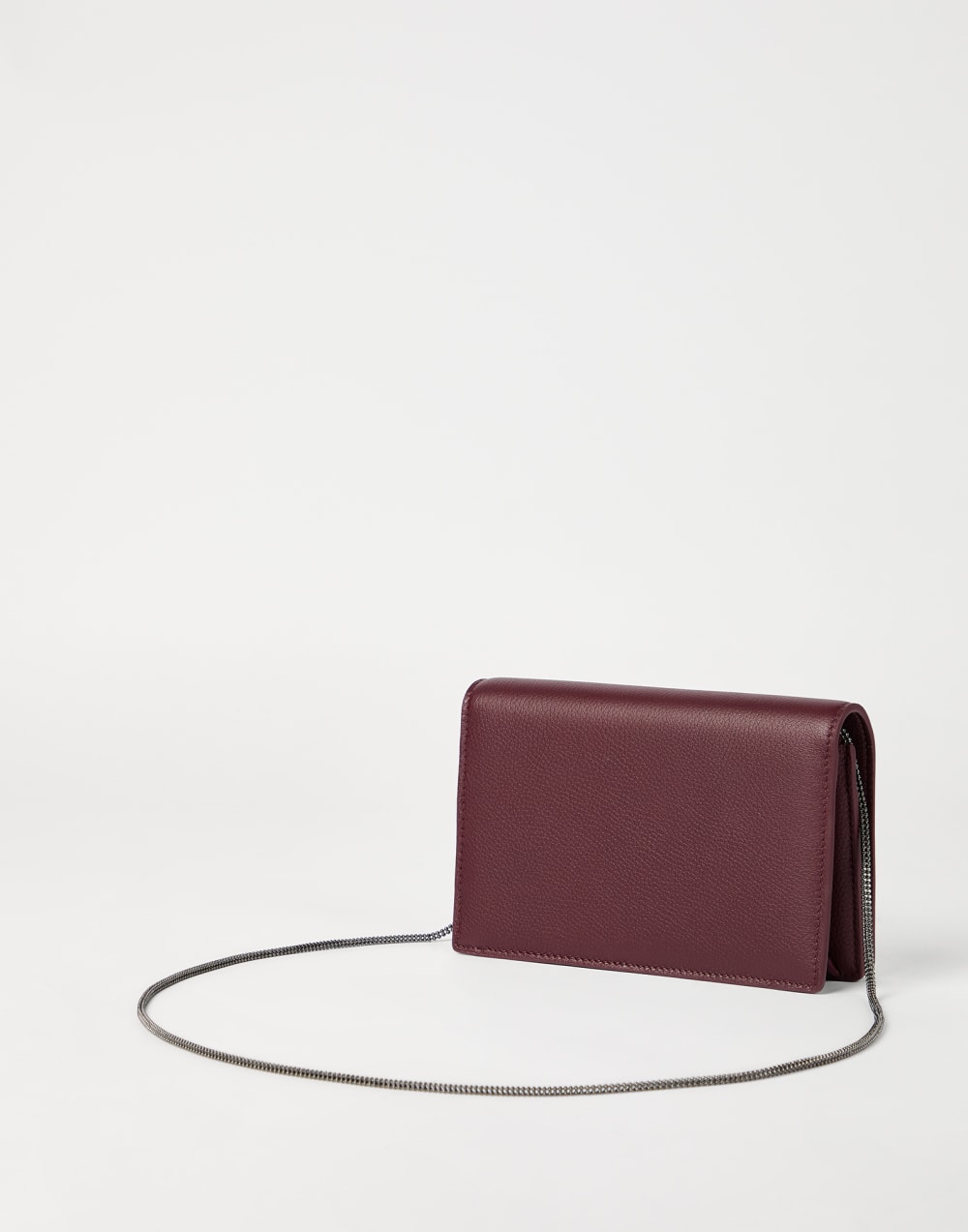 Leather wallet Amaranth Woman - Brunello Cucinelli